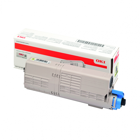 Oki C532 Yellow Original Toner Cartridge (46490401) 